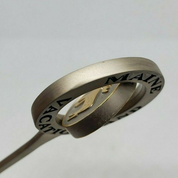 Vintage Maine Vacation Land Bear Moose Spoon - Picture 7 of 8